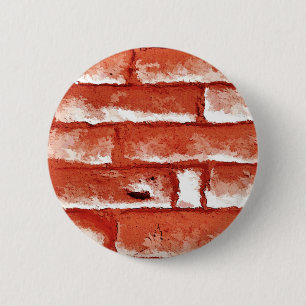 BRICK WALL 6 CM ROUND BADGE