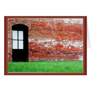 Brick Wall And Door