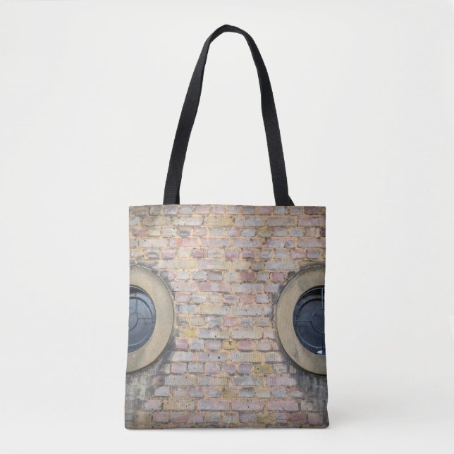 Brick wall and windows Tote Bag (Front)