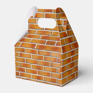 Brick wall background favour box