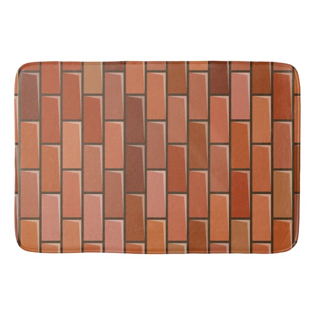 brick wall bath mat (Front)