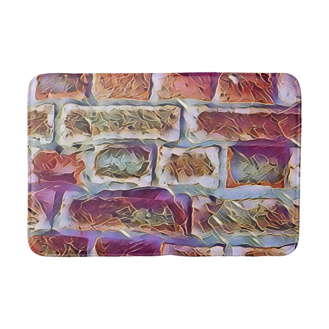 BRICK WALL  BATH MAT (Front)