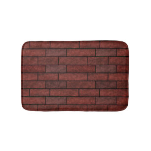 Brick wall , brick bath mat