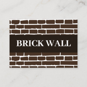 Brick Wall Brick Business Card