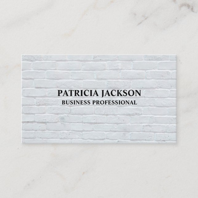 Brick Wall Business Card (Front)