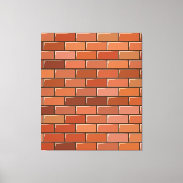 brick wall canvas print (Front)