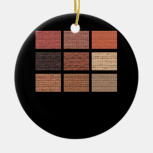Brick Wall Construction Masonry Building Mason Bui Ceramic Tree Decoration