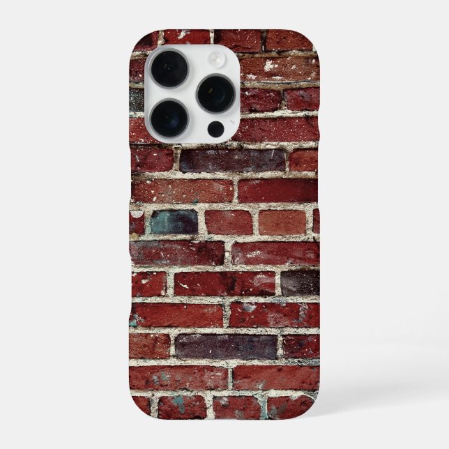 Brick Wall Cool Texture Pattern iPhone Case (Back)