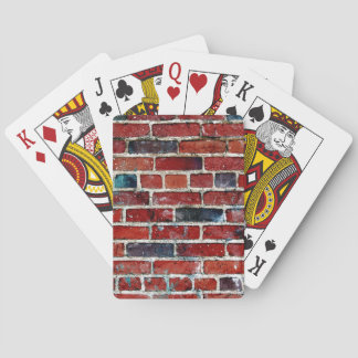 Brick Wall Cool Texture Playing Cards