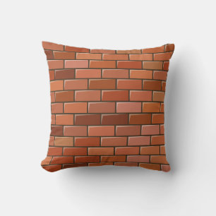 brick wall cushion