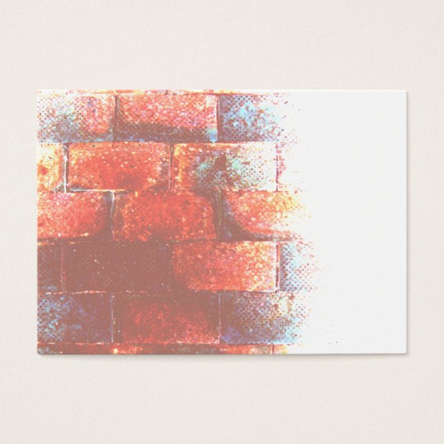 Brick Wall. Digital Art. (Front)