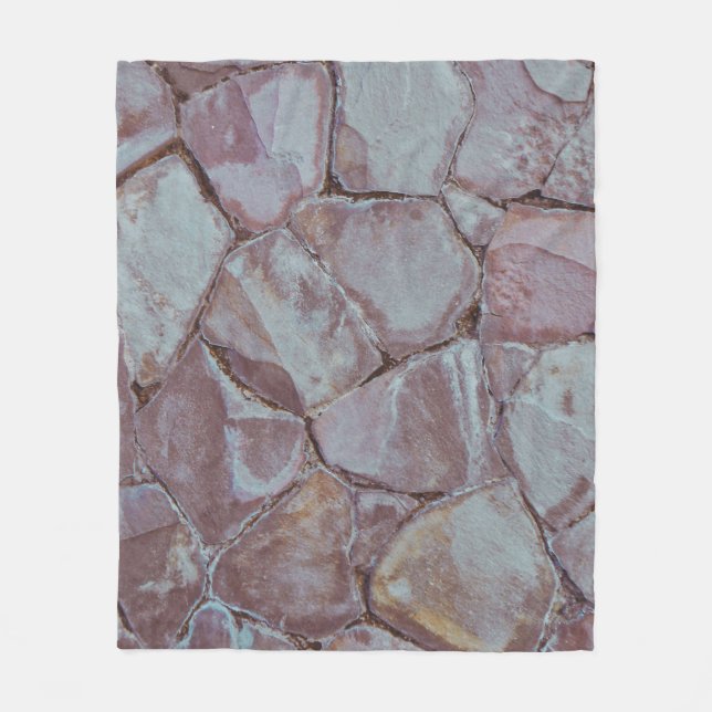 Brick wall fleece blanket (Front)