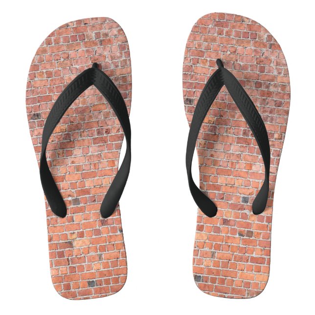 Brick Wall  Flip Flops (Footbed)