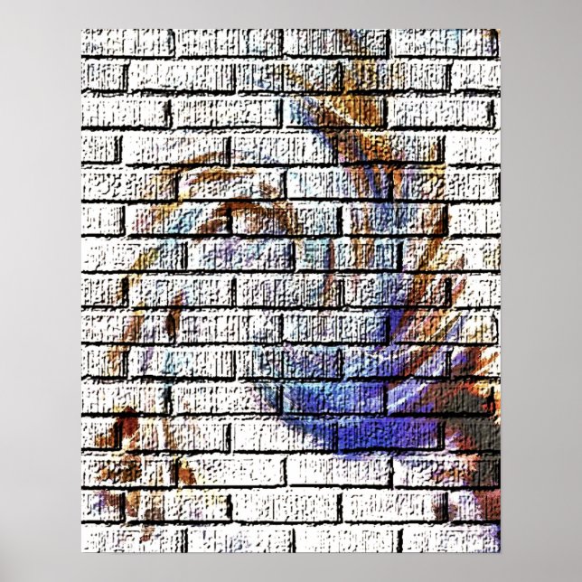 BRICK WALL GRAFFITI POSTER (Front)