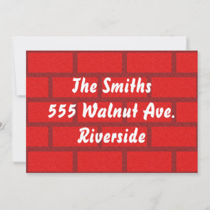 Brick Wall Invite
