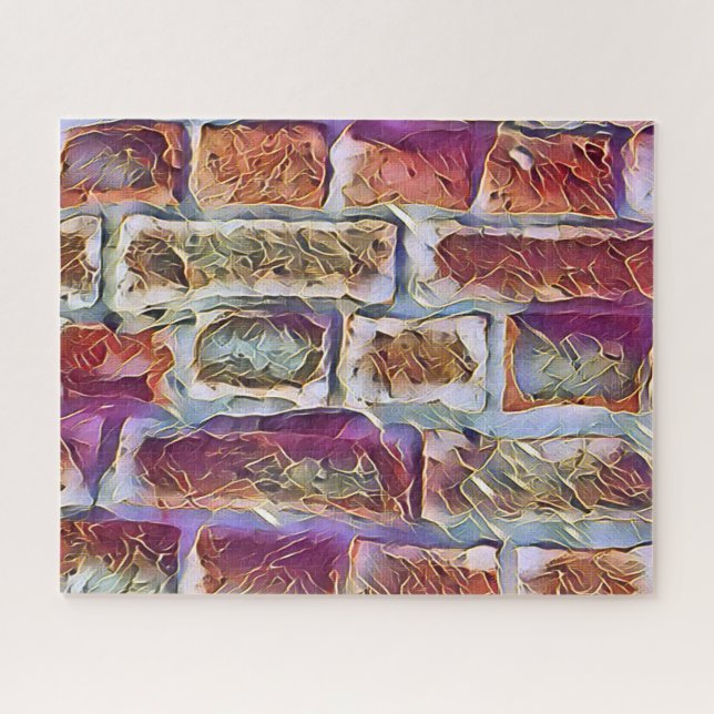 BRICK WALL JIGSAW PUZZLE (Horizontal)