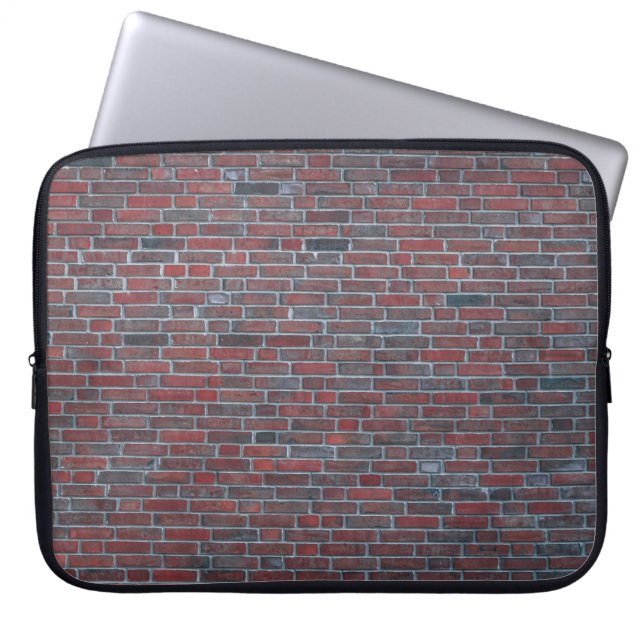 Brick wall laptop sleeve (Front)