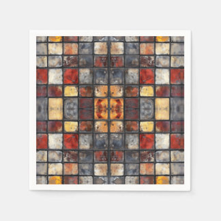 Brick wall Mosaic Napkin