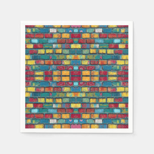 Brick wall napkin