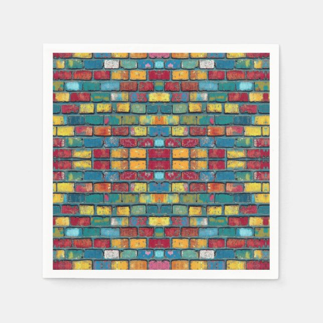 Brick wall napkin (Front)