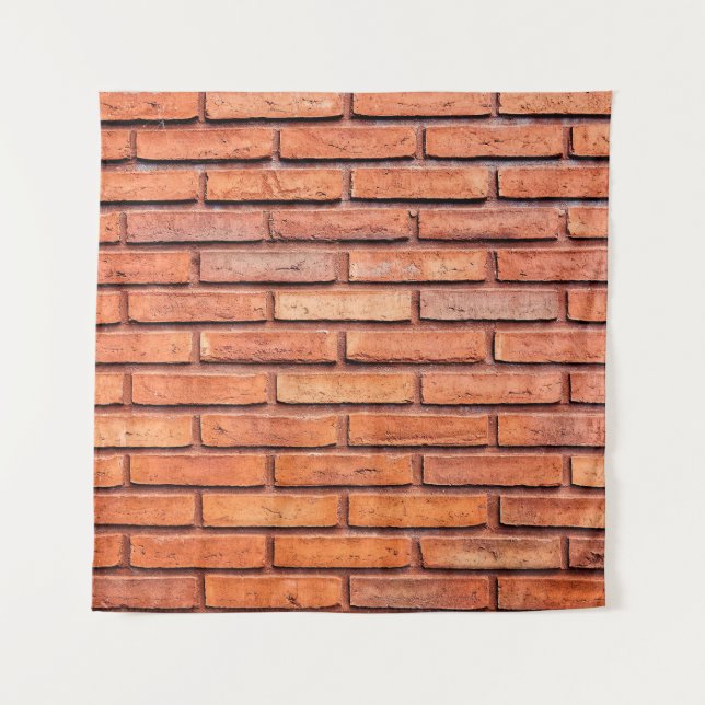 Brick wall orange brick wall brick tapestry (Front)
