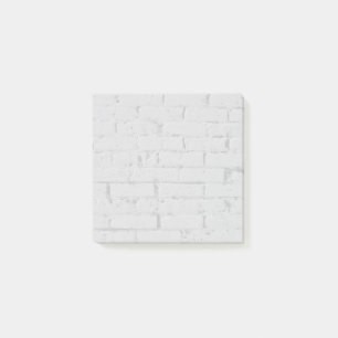 Brick Wall Painted Light Grey  Post-it Notes