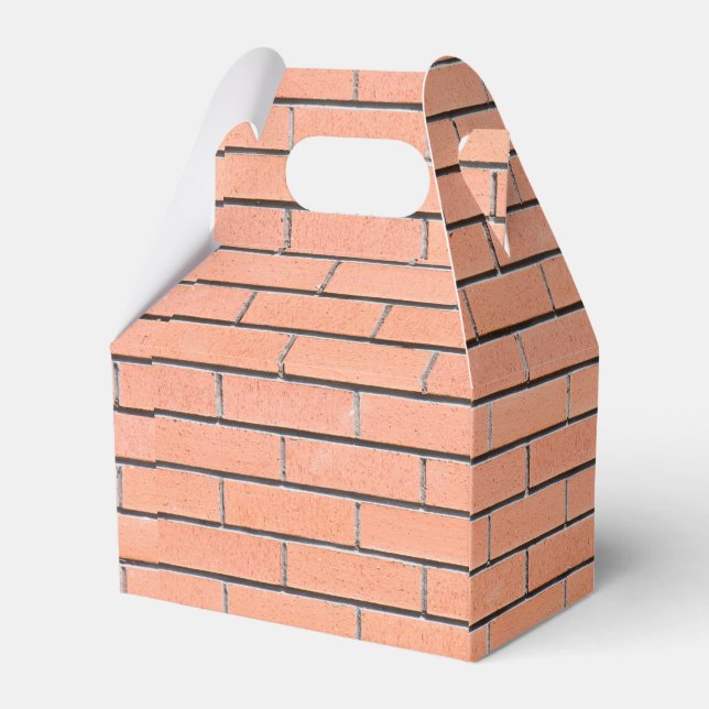 Brick wall pattern favour box (Back Side)