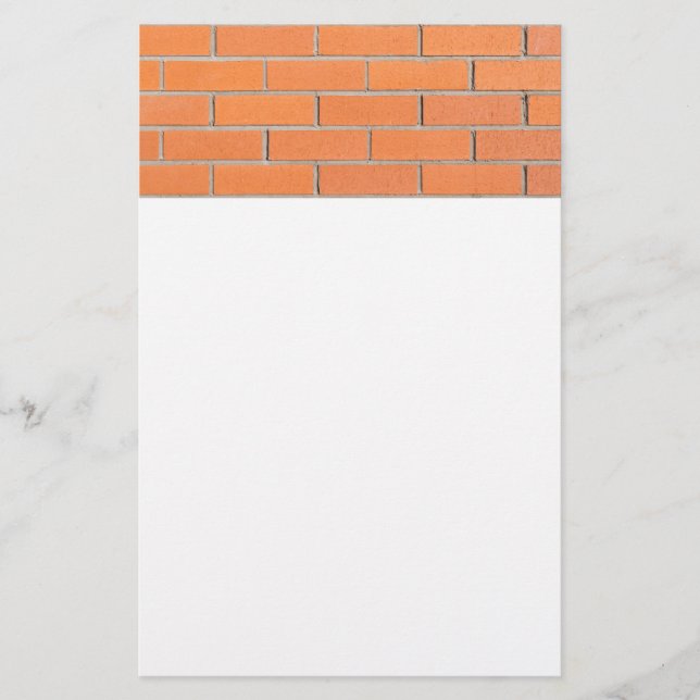 Brick wall pattern flyer (Front)