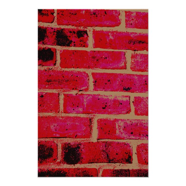 Brick wall photo print (Front)