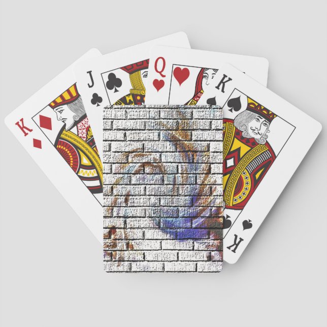BRICK WALL  PLAYING CARDS (Back)