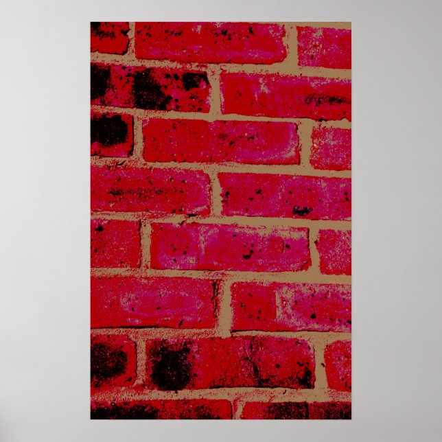 Brick wall poster (Front)