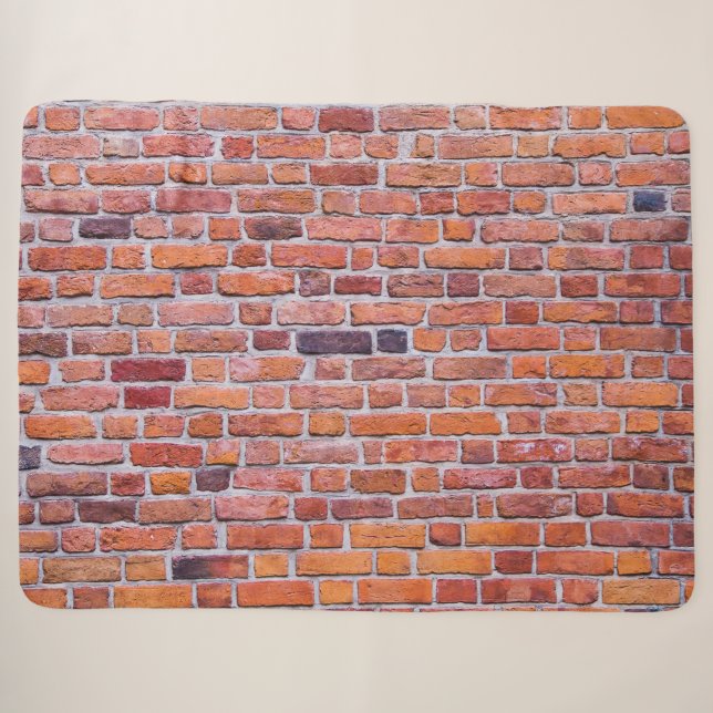 BRICK WALL SHERPA BLANKET (Front (Horizontal))