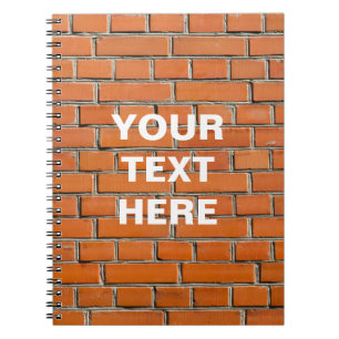 Brick Wall Spiral Notebook