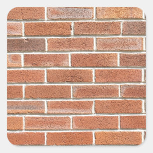 Brick Wall Square Sticker