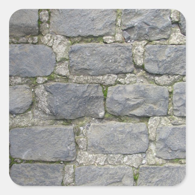 Brick Wall stickers, customise Square Sticker (Front)