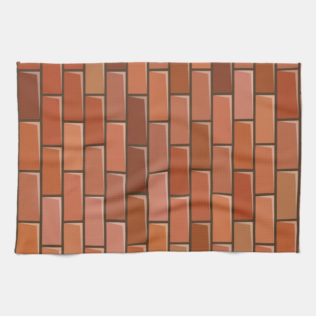 brick wall tea towel (Horizontal)