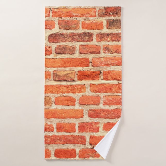 Brick wall texture brick wall bath towel (Bath Towel)