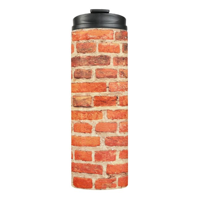 Brick wall texture brick wall thermal tumbler (Front)