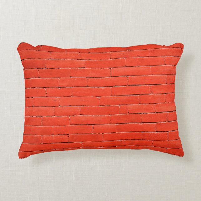 Brick wall wall red bricks decorative cushion (Front)