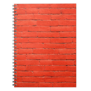 Brick wall wall red bricks notebook