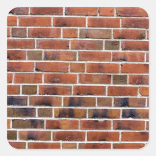 Brick wall with joints square sticker