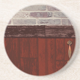 Brick & Wood Sandstone Coaster
