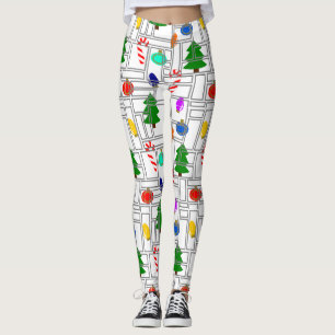 Bricked Christmas Leggings