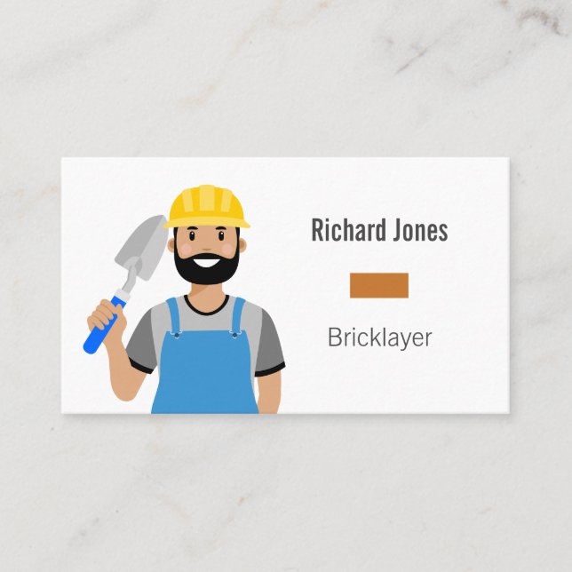 Bricklayer Business Card (Front)