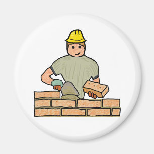 Bricklayer Magnet