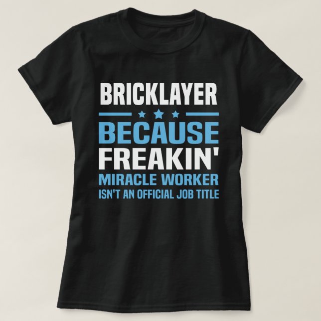 Bricklayer T-Shirt (Design Front)