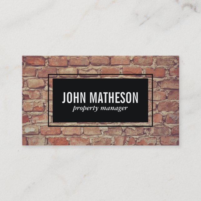 Bricks Business Card (Front)