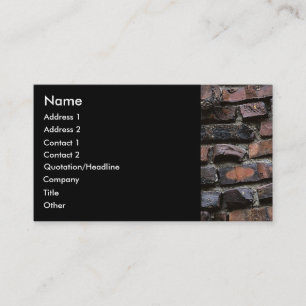 Bricks & Cement or mortar 2 Business Card