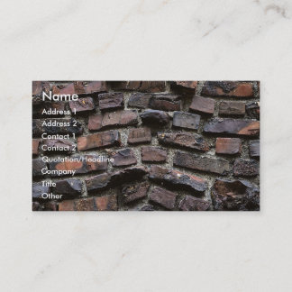 Bricks & Cement or mortar Business Card