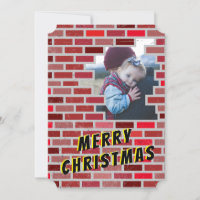 Bricks Masonry Stone Worker Blocks Christmas Photo